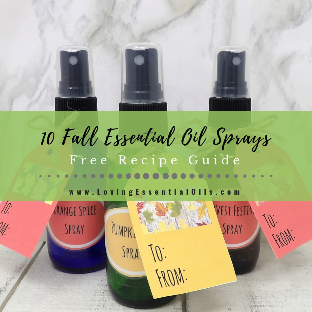 10 Fall Essential Oil Spray Recipes by Loving Essential Oils