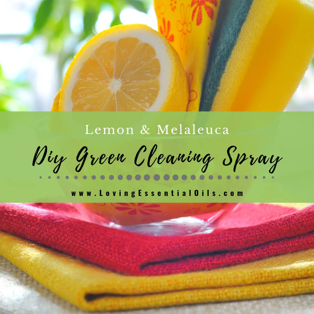 Lemon & Melaleuca Non-toxic Green Cleaning Spray by Loving Essential Oils