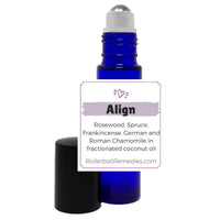 Thumbnail for Align Essential Oil Roller Blend - Rosewood, Spruce, Frankincense, German and Roman Chamomile