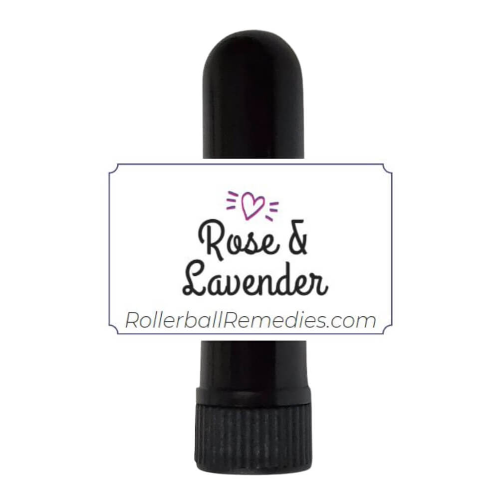 Rose and Lavender Essential Oil Inhaler Blend