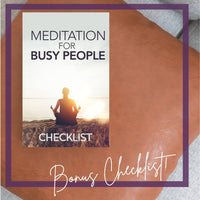 Thumbnail for meditation checklist for beginners
