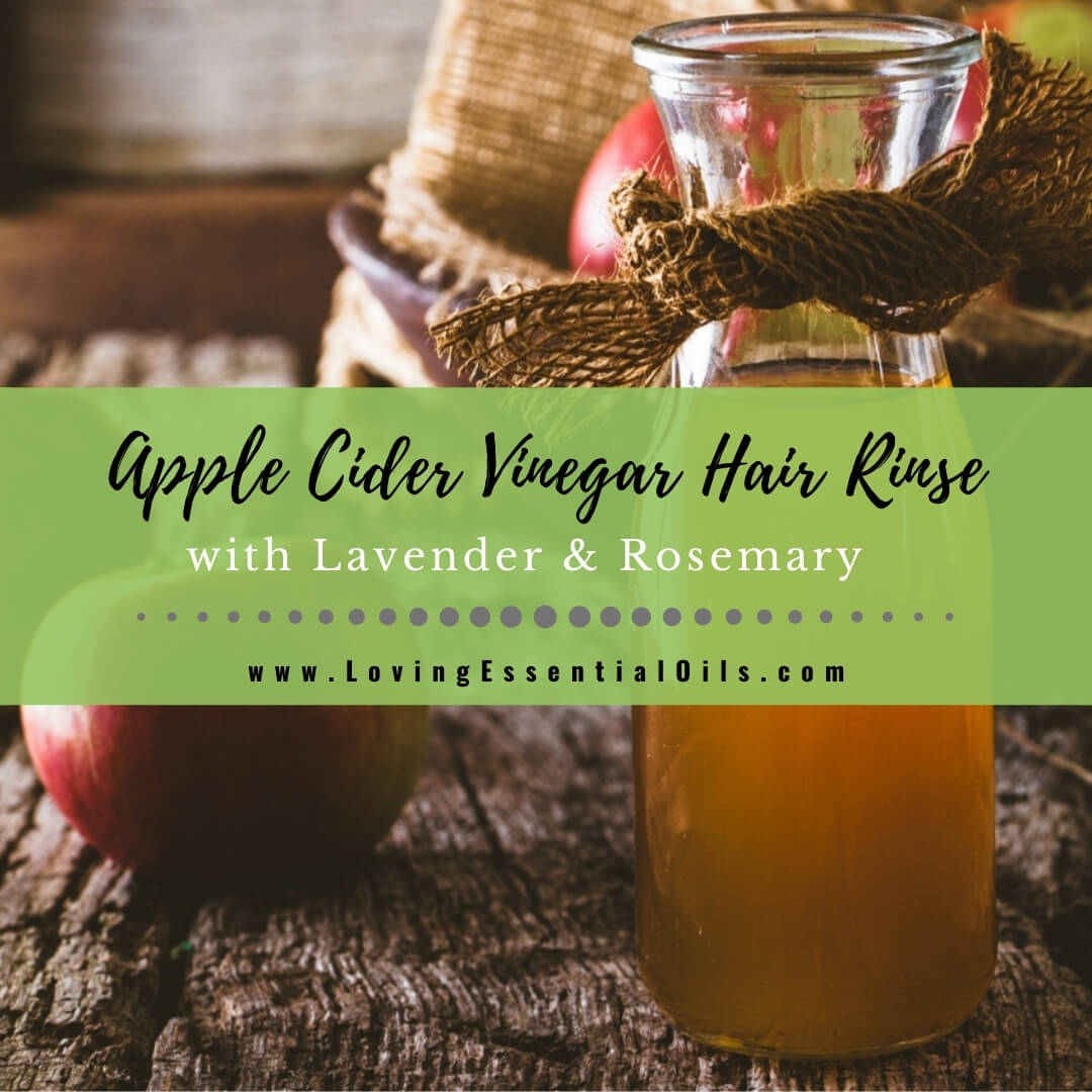 Apple Cider Vinegar Hair Rinse Recipe With Lavender & Rosemary by Loving Essential Oils