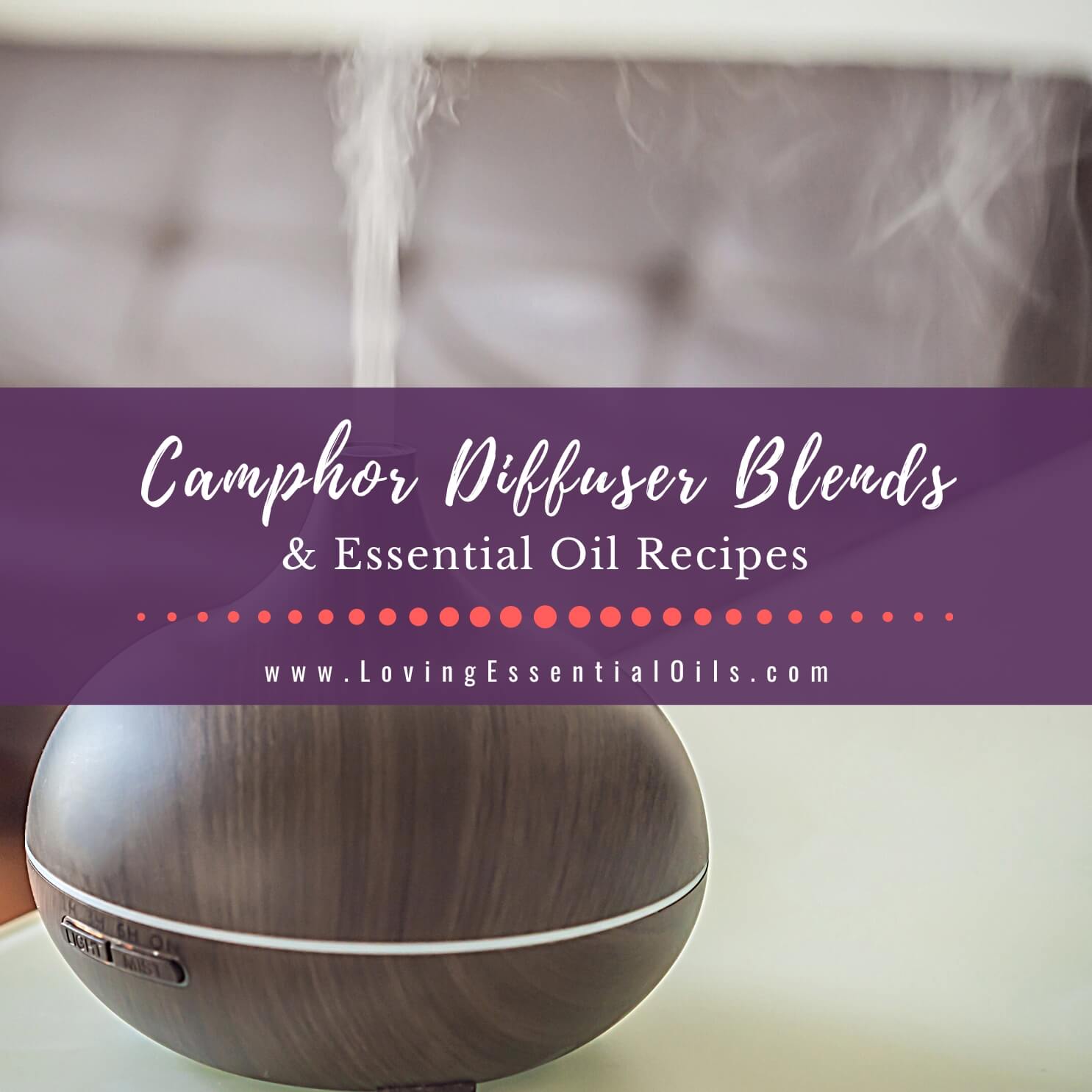 Camphor Diffuser Blends and Essential Oil Recipes by Loving Essential Oils