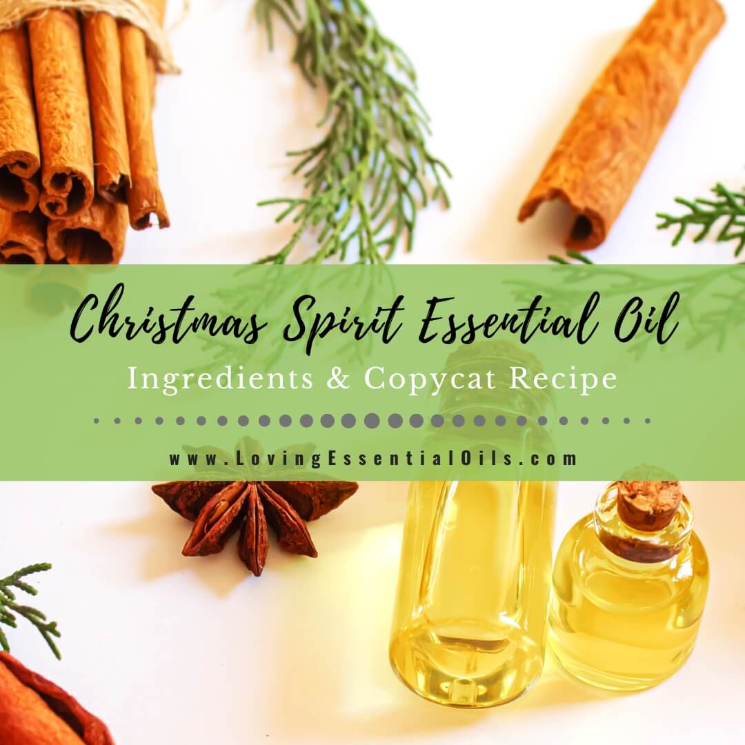 Christmas Spirit Essential Oil Blend Ingredients - Copycat Recipe by Loving Essential Oils