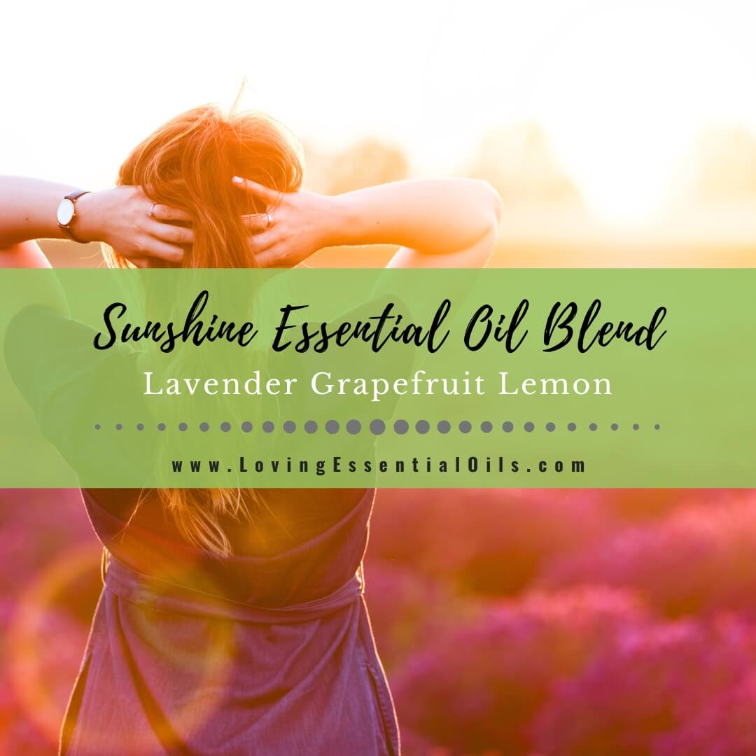 Sunshine Essential Oil Blend - Lavender Grapefruit Lemon Recipe by Loving Essential Oils