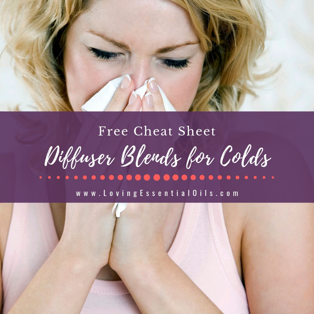 6 Diffuser Blends for Colds with Free Cheat Sheet by Loving Essential Oils