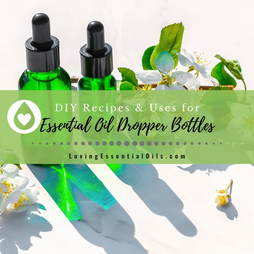 6 Best Uses For Essential Oil Dropper Bottles with DIY Recipes by Loving Essential Oils