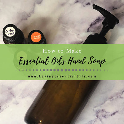How to Make Essential Oils Hand Soap - Autumn Bliss