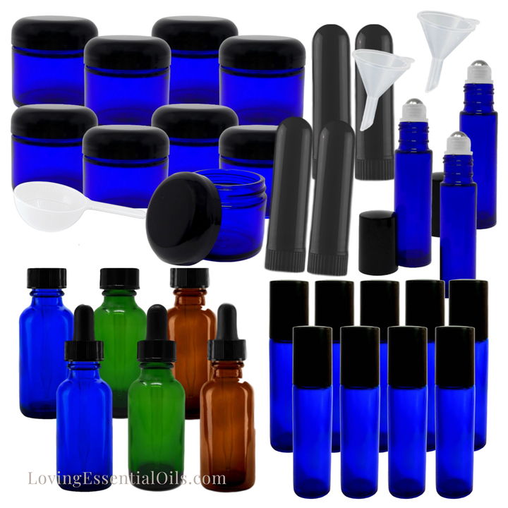 31 PC Deluxe Essential Oils Kit: Aromatherapy Supplies