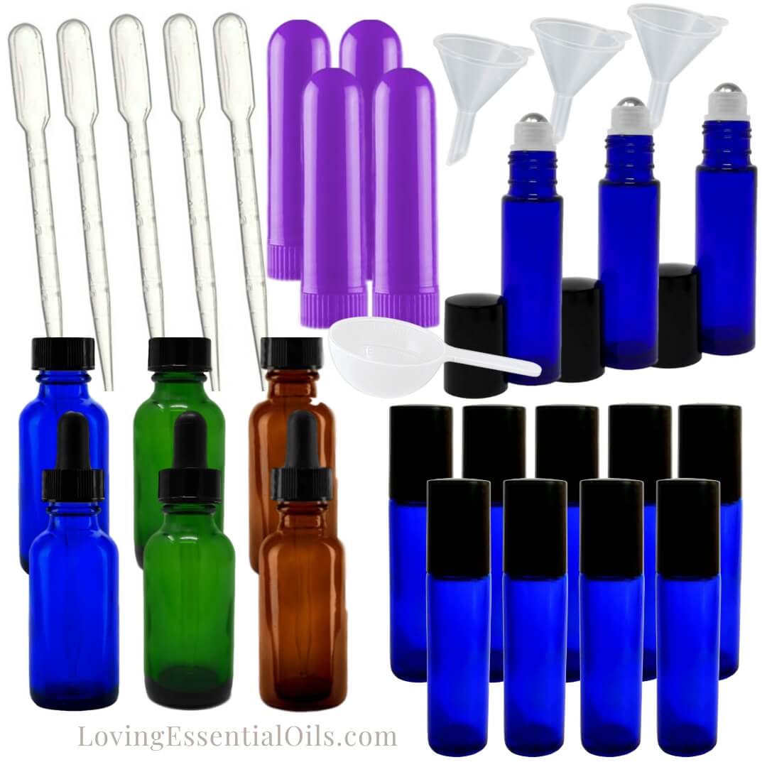 31 PC Deluxe Essential Oils Kit: Aromatherapy Supplies