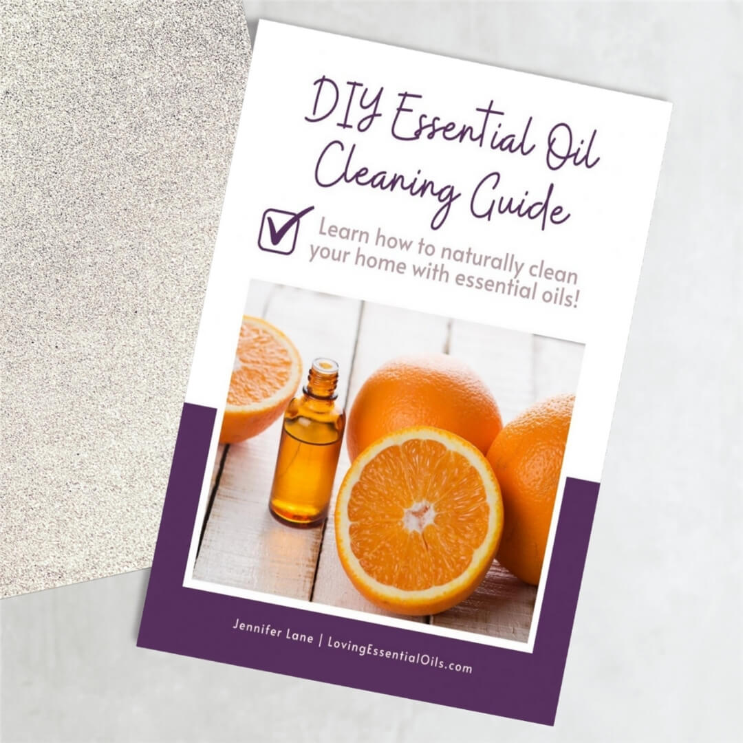 Essential Oil Cleaning Guide with Printable Labels