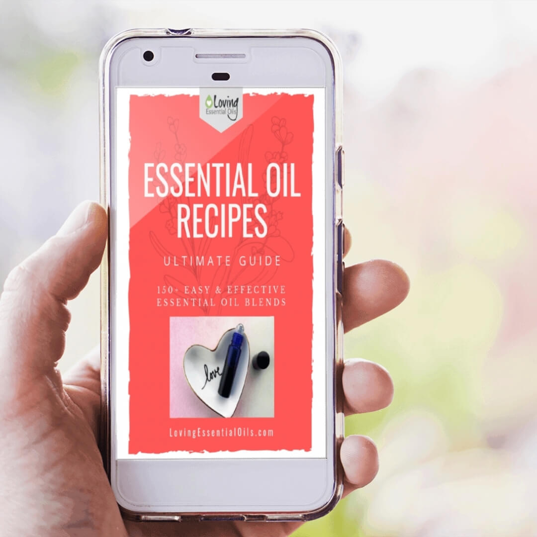 Essential oil recipes guide for sale by Loving essential oils