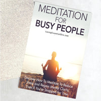 Thumbnail for meditation guide for busy people